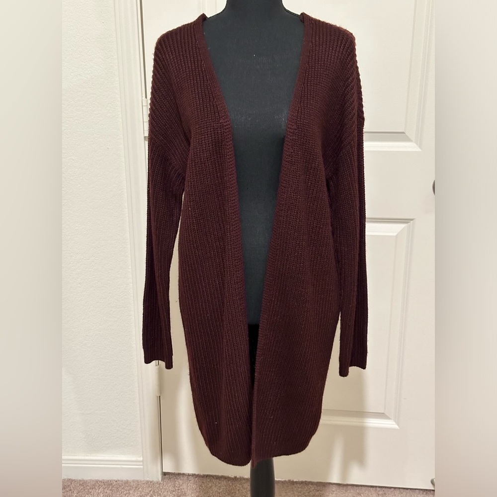 C+J women’s sweater with lace up back